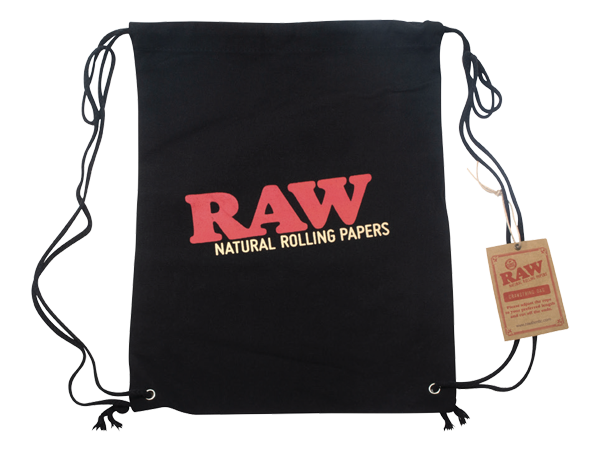 RAW Drawstring Bag — Black