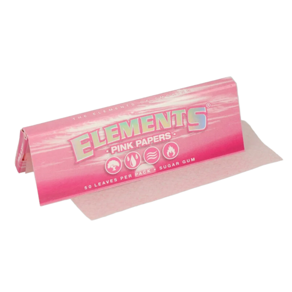 Elements Pink 1 ¼ Rolling Papers — Single Pack
