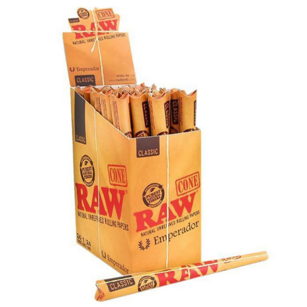 RAW Emperador Cones (Full Box) — 24pcs Full Box