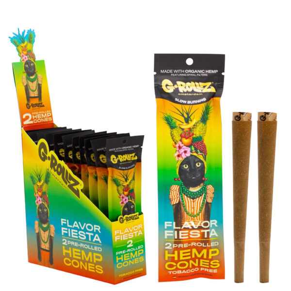 G-Rollz 2 Pre-Rolled Hemp Cones - (12 Pack) — Flavor Fiesta