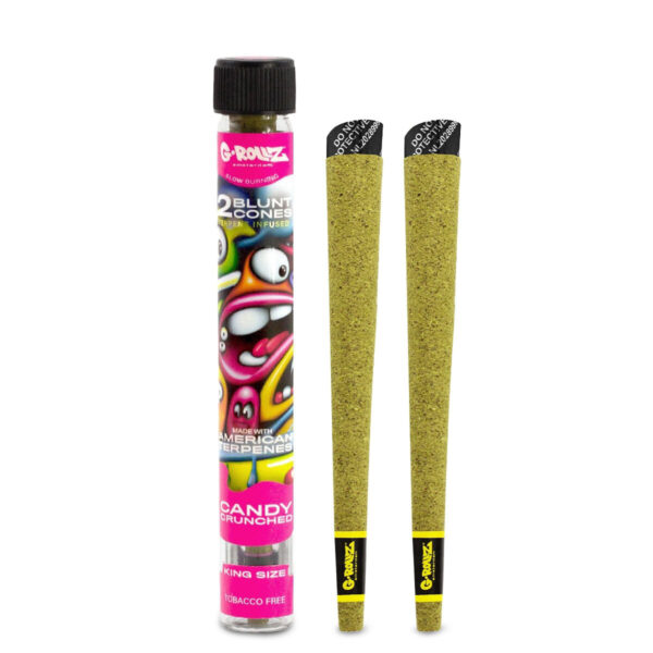 G-Rollz Terpene Infused Blunt Cones - Candy Crunched — Single Pack