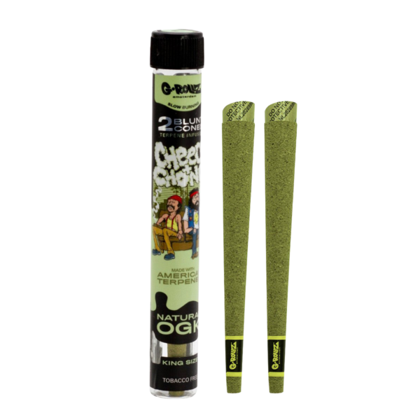 G-Rollz Cheech & Chong Terpene Infused Hemp Blunts - Natural OGK — Single Pack (2 Blunts)
