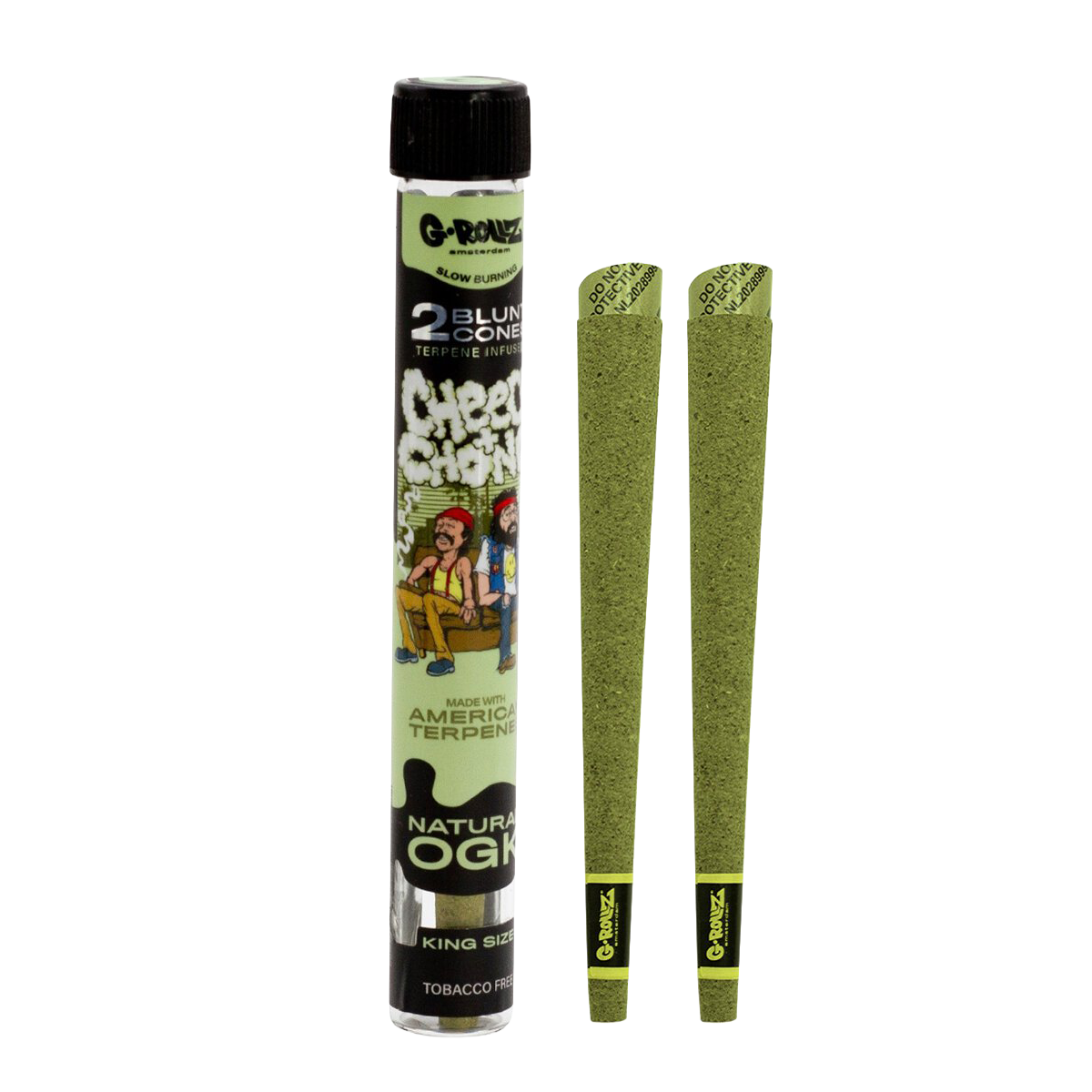 G-Rollz Cheech & Chong Terpene Infused Hemp Blunts - Natural OGK