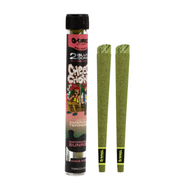 G-Rollz 'Cheech & Chong' Terpene Infused Hemp Blunts 2pcs - Watermelon Sunrise — Single (2 Blunts)