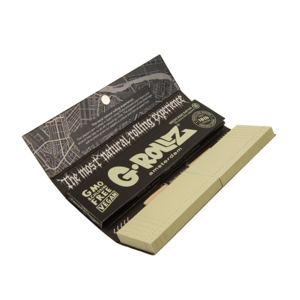 G-Rollz Dark Matter Medicago Sativa King Size Papers + Tips + Poker