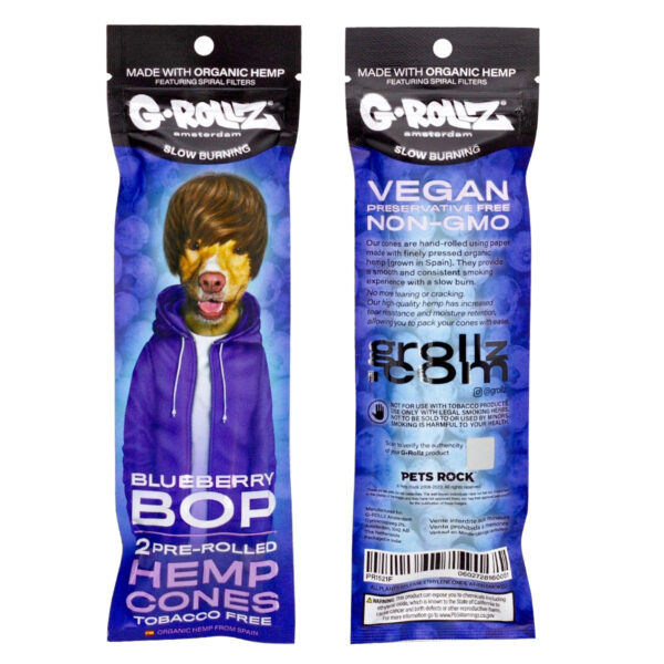 G-Rollz 2 Pre-Rolled Hemp Cones — Blueberry Bop