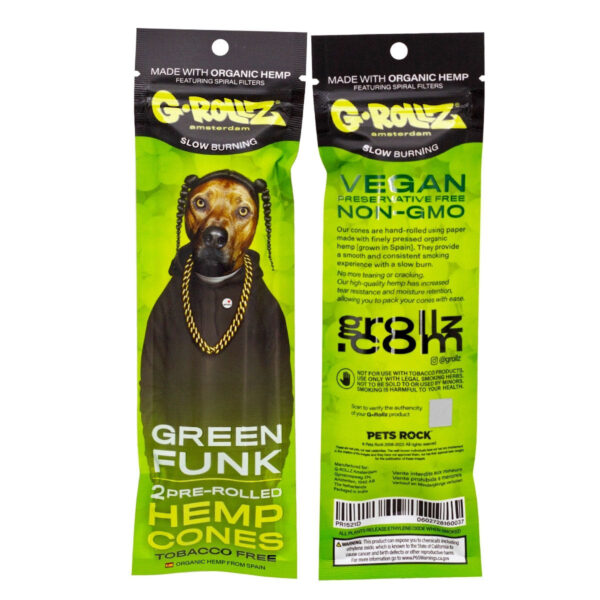 G-Rollz 2 Pre-Rolled Hemp Cones — Green Funk