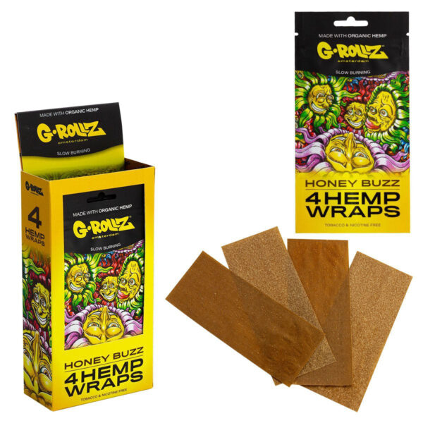 G-Rollz Hemp Wraps - (15 Pack) — Honey Buzz