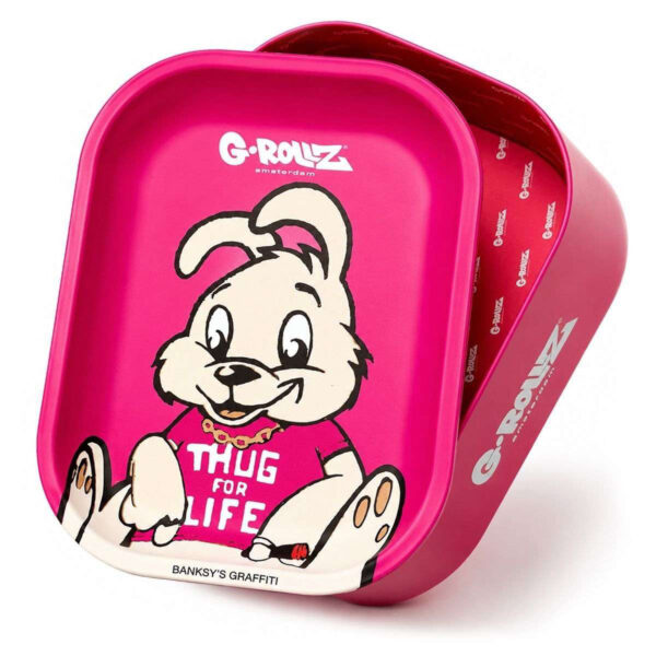 G-Rollz Rolling Tray Storage Tin — Thug For Life
