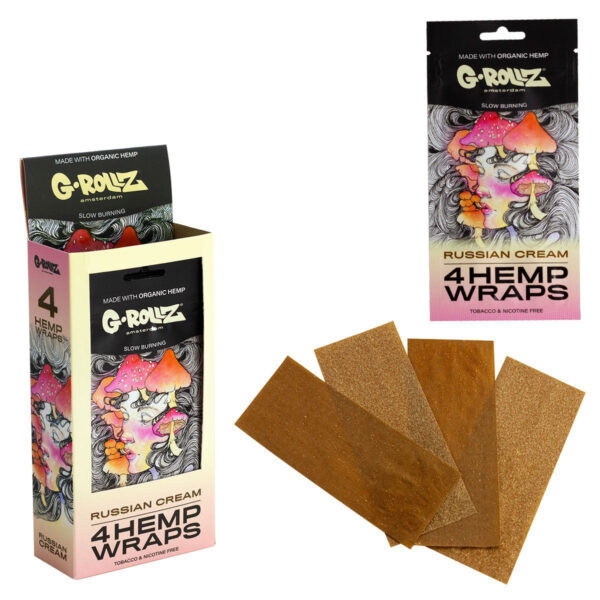 G-Rollz Hemp Wraps - (15 Pack) — Russian Cream