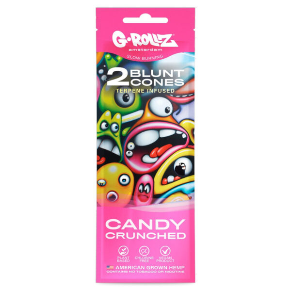 G-Rollz Terpene-Infused 2 Blunt Cones — Candy Crunched
