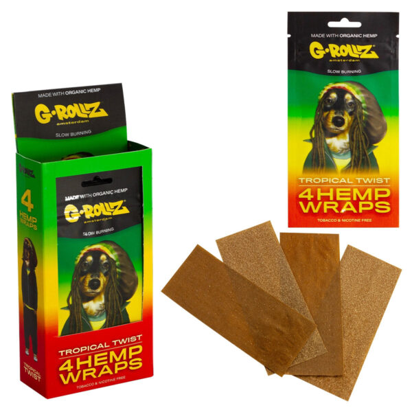 G-Rollz Hemp Wraps - (15 Pack) — Tropical Twist