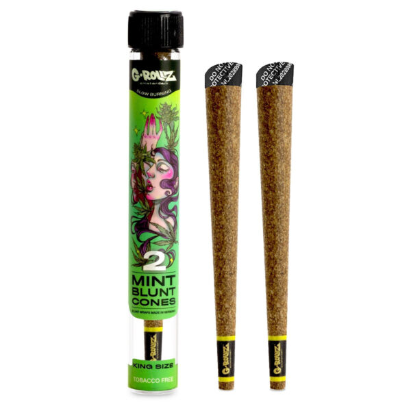 G-Rollz Terpene Infused Blunt Cones - Mint — Single Pack