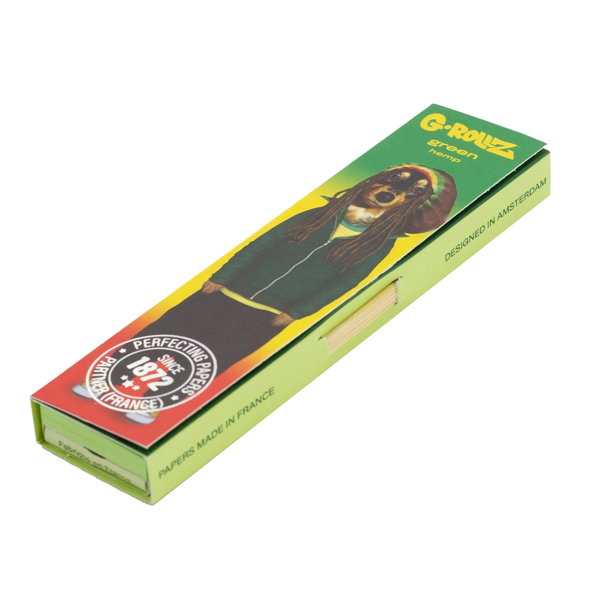 G-Rollz Pets Rock Organic Green Rolling Papers