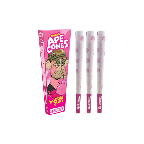 G-Rollz 'Ape Cones' King Size Pre-Rolled — Bubblegum