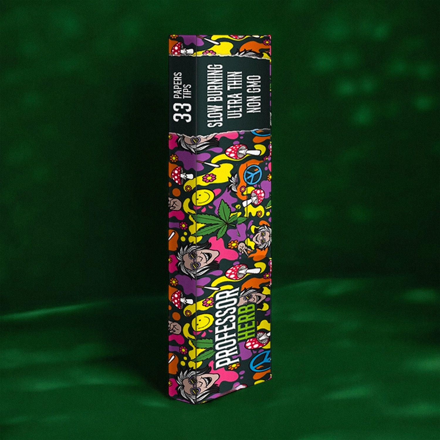 Professor Herb King Size Rolling Papers & Tips - Organic Hemp Paper - Image 4