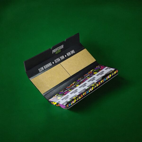 Professor Herb King Size Rolling Papers & Tips - Organic Hemp Paper — Single Pack