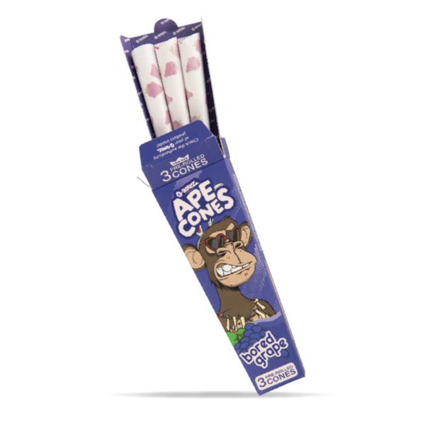 G-Rollz 'Ape Cones' King Size Pre-Rolled — Bored Grape