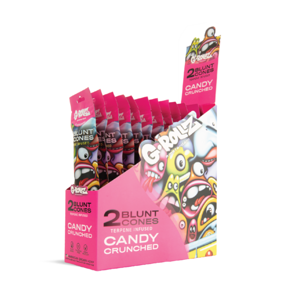 G-Rollz Terpene-Infused 2 Blunt Cones - (12 Pack) — Candy Crunched