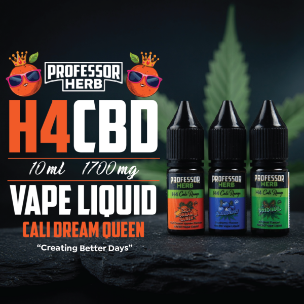 Professor Herb H4CBD Vape Liquid - 1700mg 10ML — Cali Dream Queen