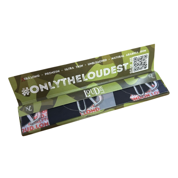 Loud Ldn XLoud Rolling Papers: Natural Unbleached - Xtra Long