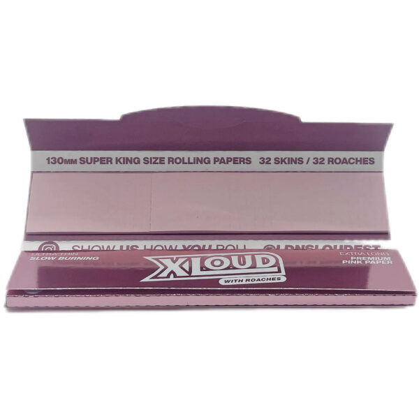 Loud Ldn XLoud Rolling Papers & Tips: Rose Gold - Extra Long
