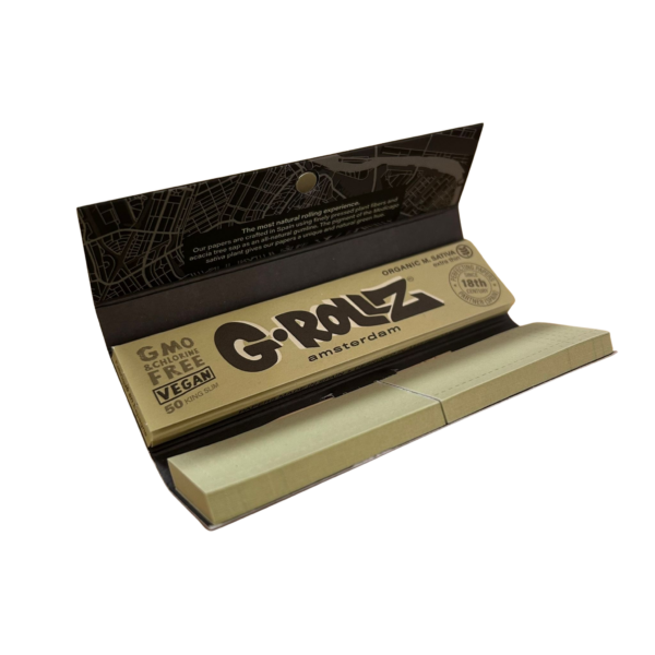 G-Rollz Medicago Sativa Extra Thin Papers, Filters & Wooden Poker Value Pack — Single Pack