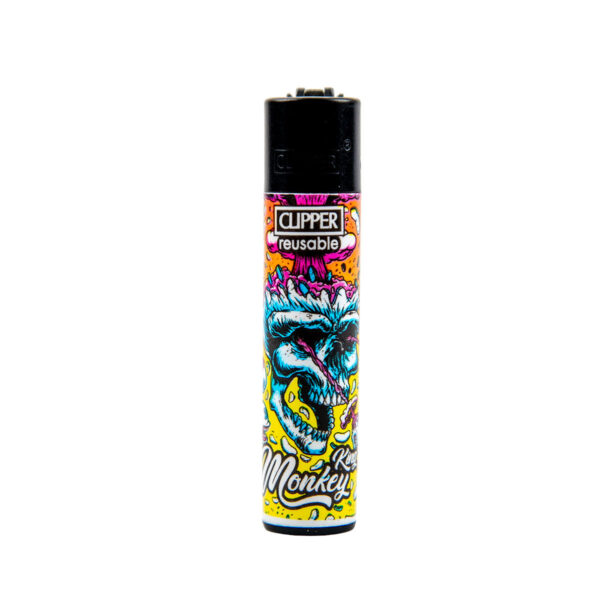 Monkey King Clipper Lighter: Skull