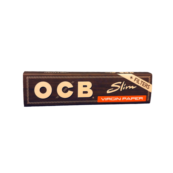 OCB Rolling Papers + Tips: Virgin - King Size Slim — Single Pack