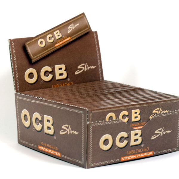 OCB Rolling Papers: Virgin Slim - King Size Slim — 50pcs Full box