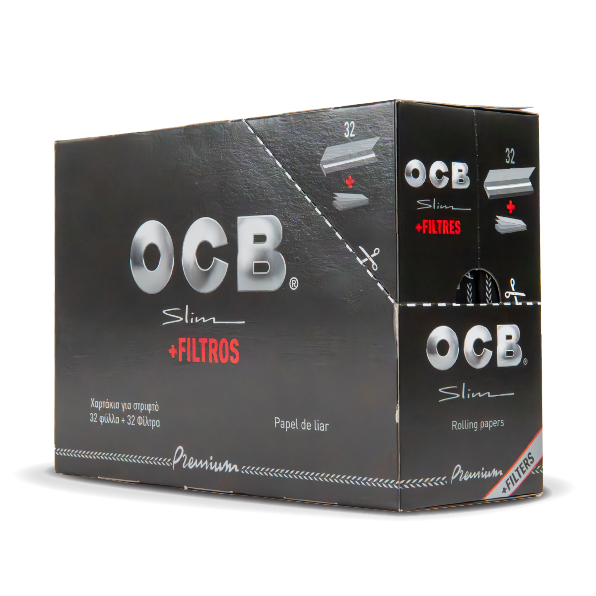 OCB Rolling Papers + Tips: Premium - King Size Slim - Image 2