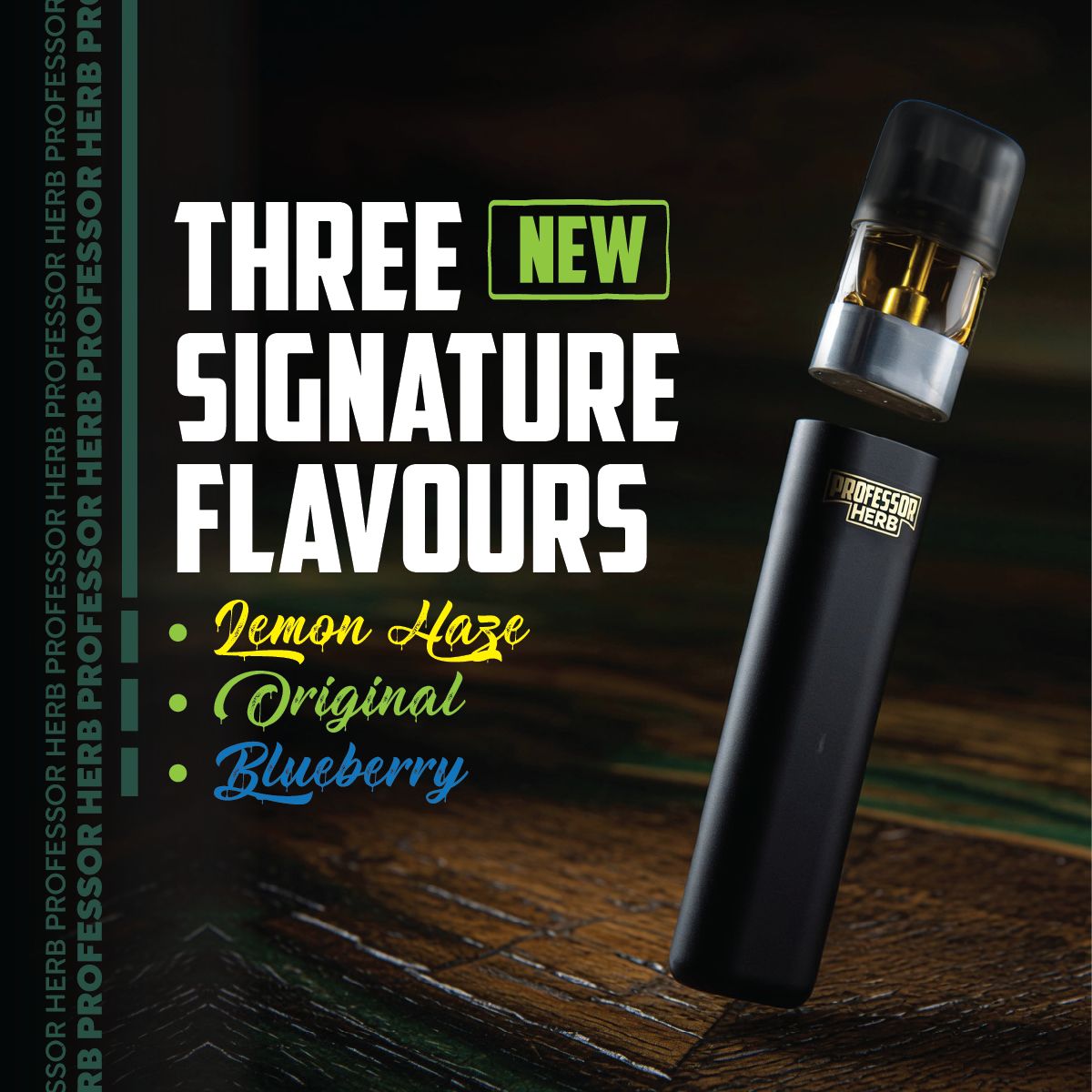 Professor Herb 1000MG H4CBD Full Spectrum 1ML Pod Kit - Original - Image 2