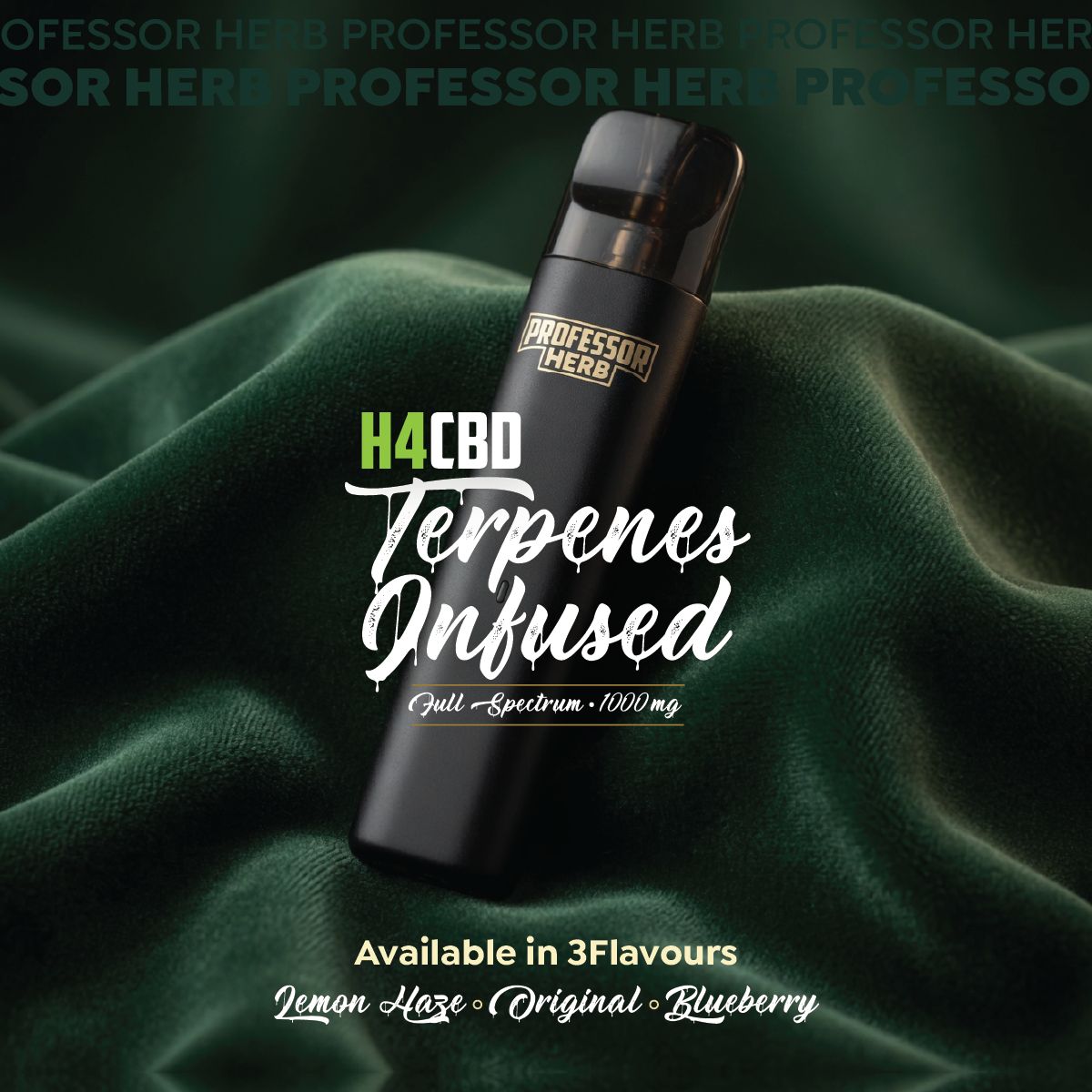 Professor Herb 1000MG H4CBD Full Spectrum 1ML Pod Kit - Original - Image 13