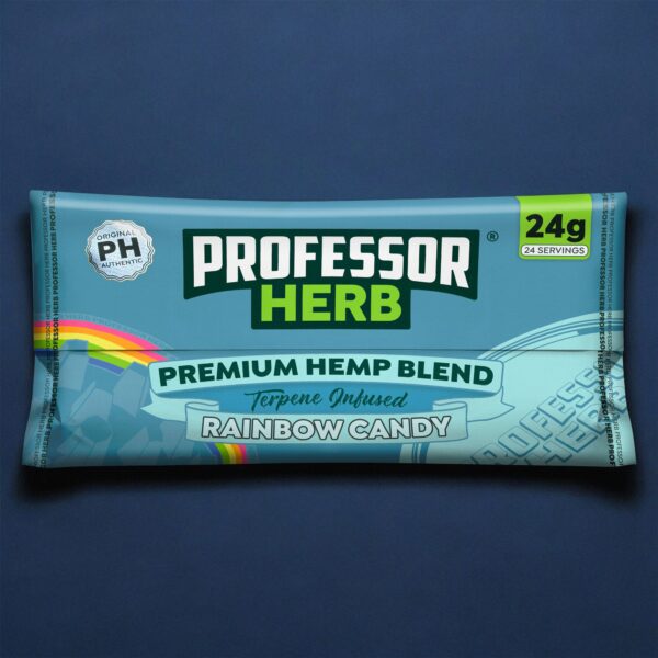Professor Herb Premium Hemp Blend (24g) - Rainbow Candy — Single
