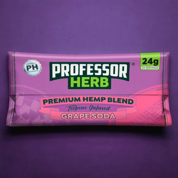 Professor Herb Premium Hemp Blend (24g) - Grape Soda