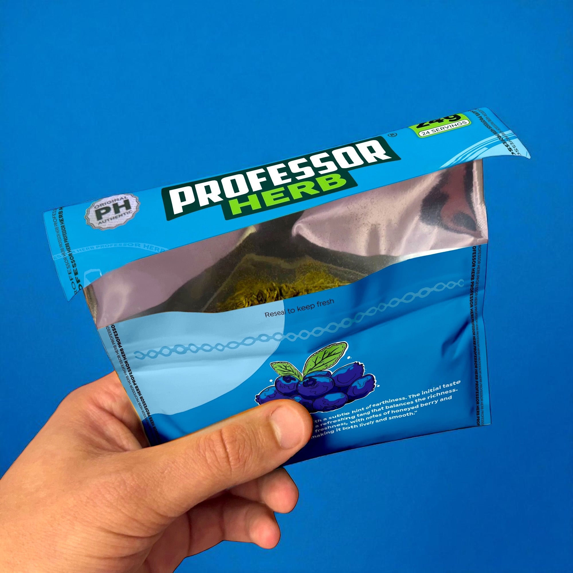 Professor Herb Premium Hemp Blend (Box of 10) - Blueberry - Image 2