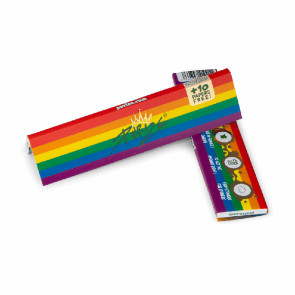 PURIZE® King Size Slim Longpapers - Rainbow — Single Pack
