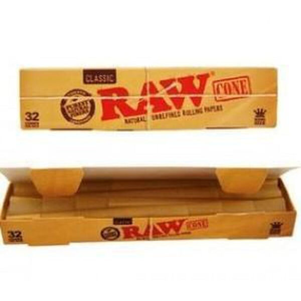 RAW Classic King Size Pre Rolled Cones - 32 Pack