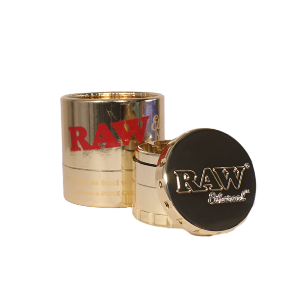 RAW Ethereal Gold 4 Piece Metal Grinder