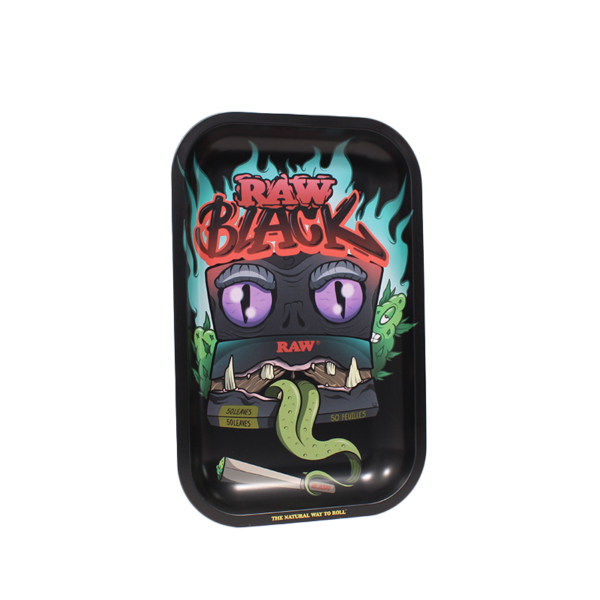 RAW 'Black Monster' Rolling Tray (Small 11" x 7")