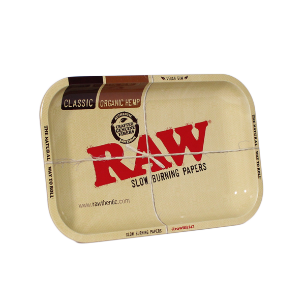 RAW 'Classic Hemp' Rolling Tray (Small 11" x 7")