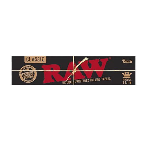 RAW Classic Natural Black Rolling Papers