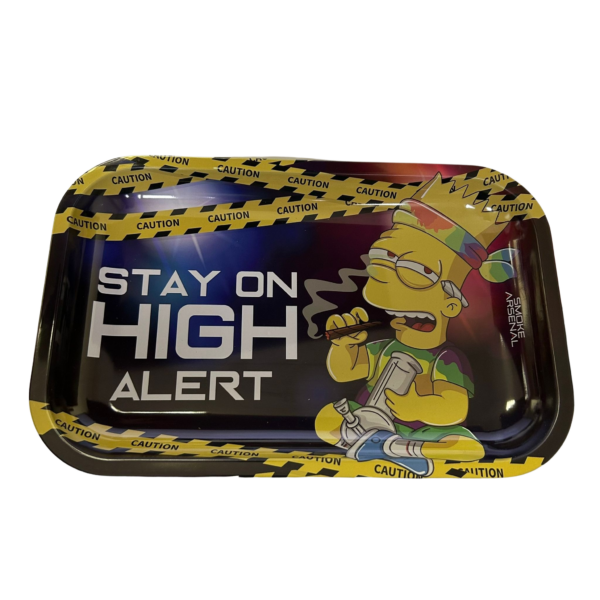 Smoke Arsenal Rolling Tray - Medium — High Alert