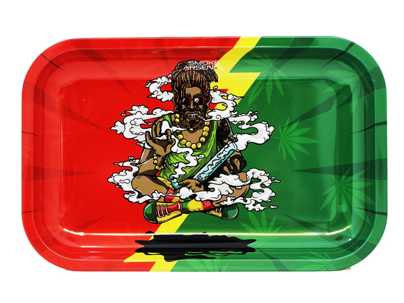 Smoke Arsenal Rolling Tray - Medium — Rasta Nation