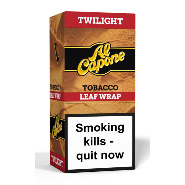 Al Capone Tobacco Leaf Wraps - Twilight — 20 Pack Full Box