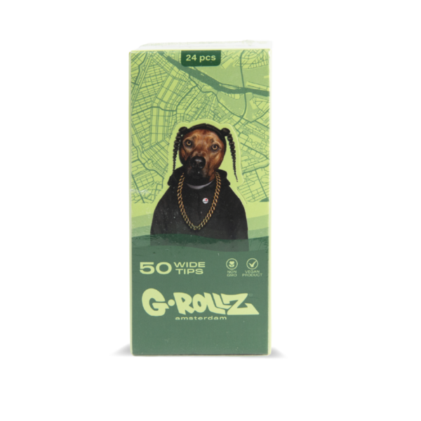 G-Rollz Filter Tips: Pets Rock - Wide — 24pcs Full Box