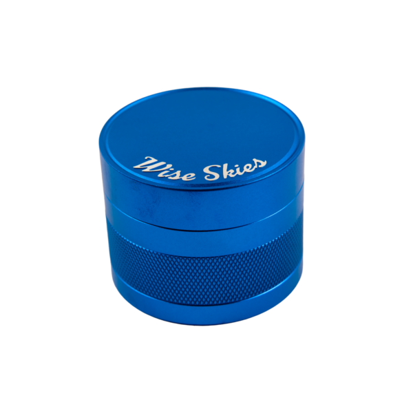 Wise Skies 4 Piece Ziggy Grinder — Blue