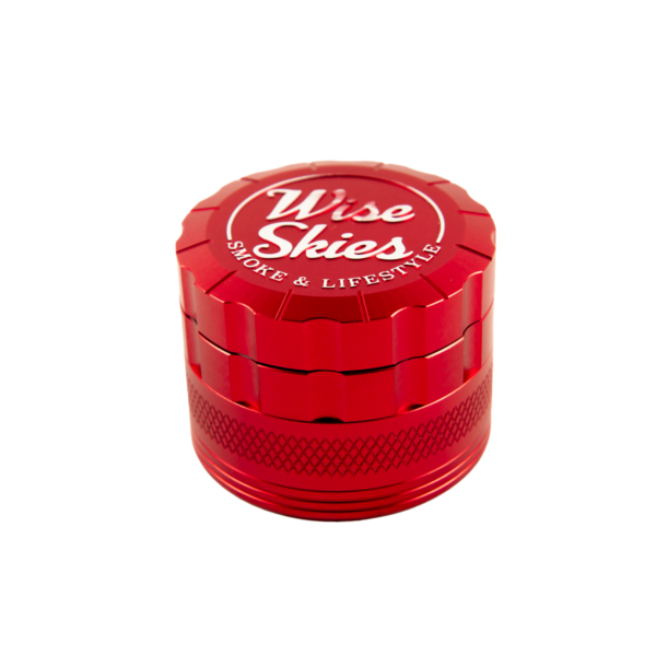 Wise Skies 4 Piece Zooza Grinder — Red