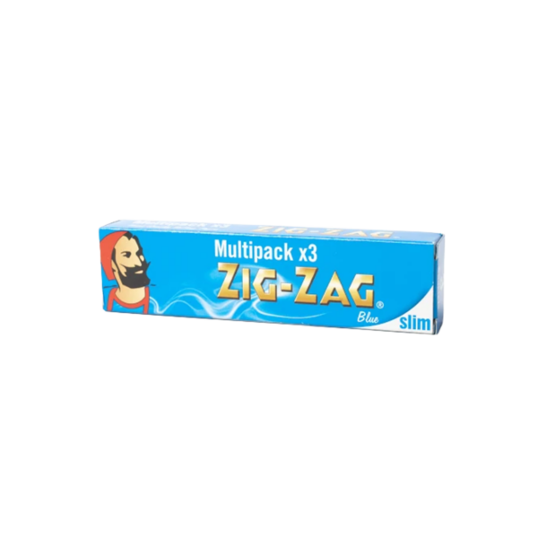 Zig Zag Rolling Papers Multipack: Blue King Size Slim — Single Pack