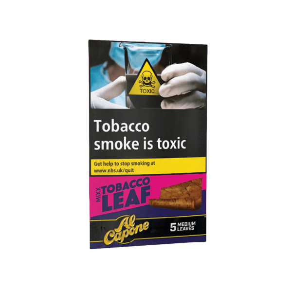 Al Capone Tobacco Leaf Wraps - Mixx — Single Pack (5 Wraps)